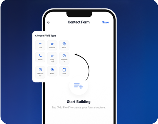 LeadExpo custom form builder with fields like name, phone, email, product interest, budget, and priority options Smart Lead Capture Form Builder.